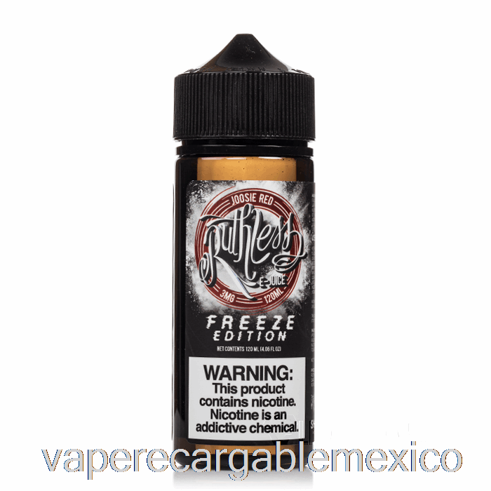 Vape Recargable Joosie Red - Edición Congelada - Vapor Despiadado - 120ml 3mg